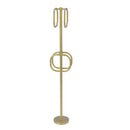 Allied Brass Towel Stand with 4 Integrated Towel Rings TS-40G-SBR