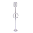 Allied Brass Towel Stand with 4 Integrated Towel Rings TS-40G-SCH