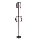Allied Brass Towel Stand with 4 Integrated Towel Rings TS-40G-VB