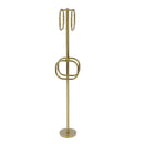 Allied Brass Towel Stand with 4 Integrated Towel Rings TS-40T-UNL