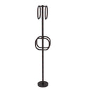 Allied Brass Towel Stand with 4 Integrated Towel Rings TS-40T-VB