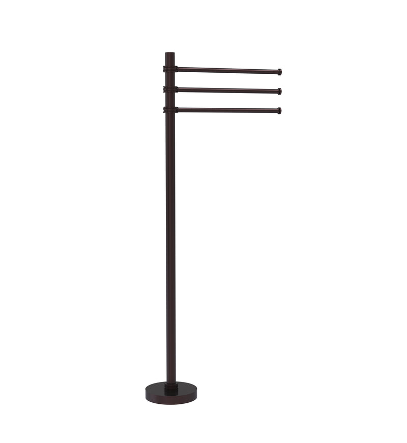 Allied Brass Towel Stand with 3 Pivoting 12 Inch Arms TS-45D-ABZ