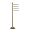 Allied Brass Floor Standing 4 Pivoting Swing Arm Towel Holder TS-4L-ABR