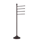 Allied Brass Floor Standing 4 Pivoting Swing Arm Towel Holder TS-4L-ABZ