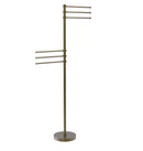Allied Brass Towel Stand with 6 Pivoting 12 Inch Arms TS-50-ABR