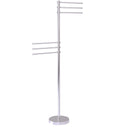 Allied Brass Towel Stand with 6 Pivoting 12 Inch Arms TS-50-SCH