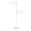 Allied Brass Towel Stand with 6 Pivoting 12 Inch Arms TS-50-WHM