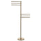 Allied Brass Towel Stand with 6 Pivoting 12 Inch Arms TS-50T-BBR