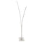 Dainolite 34W Floor Lamp Matte White with White Acrylic Diffuser VIN-6536LEDF-MW