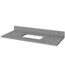 Jeffrey Alexander 48" Gray Addington with Steel Gray Cultured Marble Vanity Top Rectangle Bowl