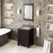 Jeffrey Alexander 24" Espresso Astoria with Boulder Cultured Marble Vanity Top Rectangle Bowl