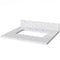 Jeffrey Alexander 24" Gray Astoria with White Carrara Marble Vanity Top Rectangle Bowl