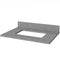 Jeffrey Alexander 30" Gray Astoria with Steel Gray Cultured Marble Vanity Top Rectangle Bowl