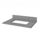 Jeffrey Alexander 30" Gray Cade with Steel Gray Cultured Marble Vanity Top Rectangle Bowl