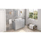 Jeffrey Alexander 48" Gray Cade Vanity Rectangle Bowl with Calacatta Vienna Quartz Vanity Top