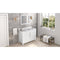 Jeffrey Alexander 48" White Cade Vanity Rectangle Bowl with Calacatta Vienna Quartz Vanity Top