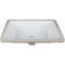 Jeffrey Alexander 60" White Cade Double Rectangle Bowl with Boulder Cultured Marble Vanity Top