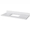 Jeffrey Alexander 60" White Cade Vanity Double Bowl White Carrara Marble Vanity Top Undermount Rectangle Bowl VKITCAD60WHWCR