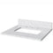 Jeffrey Alexander 24" Gray Chatham with White Carrara Marble Vanity Top Rectangle Bowl