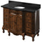 Jeffrey Alexander 48" Nutmeg Clairemont Vanity Clairemont-Only Black Granite Vanity Top Undermount Oval Bowl VKITCLA48NUBGO