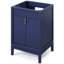 Jeffrey Alexander 24" Hale Blue Theodora with Calacatta Vienna Quartz Vanity Top