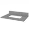 Jeffrey Alexander 30" Gray Wavecrest Vanity Steel Gray Cultured Marble Vanity Top Undermount Rectangle Bowl VKITWAV30GRSGR