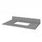 Jeffrey Alexander 36" Gray Wavecrest Vanity Steel Gray Cultured Marble Vanity Top Undermount Rectangle Bowl VKITWAV36GRSGR