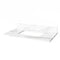 Jeffrey Alexander 36" White Wavecrest Vanity Calacatta Vienna Quartz Vanity Top Undermount Rectangle Bowl VKITWAV36WHCQR