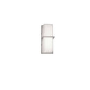 Dainolite 14W Wall Sconce White Cased Glass P Chrome  VLD-311-PC