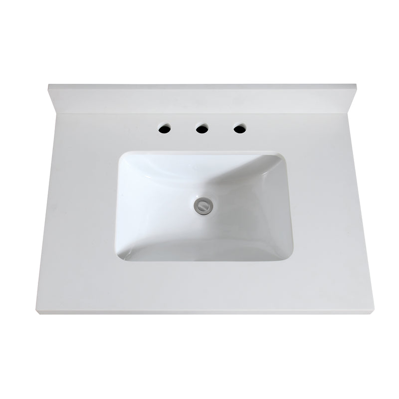 Avanity 31 inch White Quartz Top with Sink VUT31WQ-R