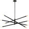 Dainolite 8 Light Pendant Mb Finish WAN-408P-MB