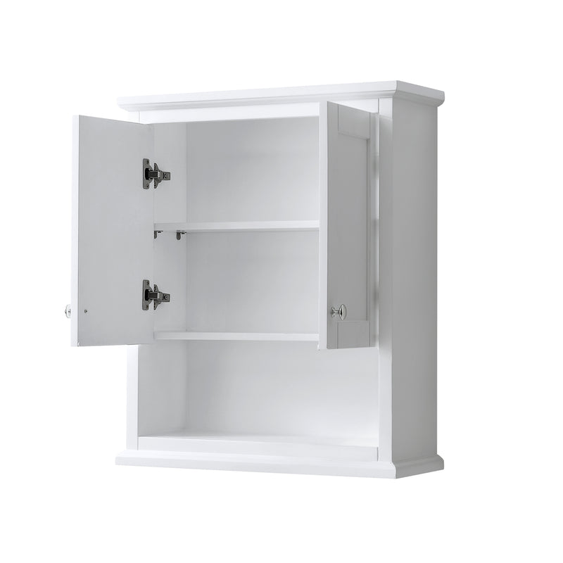 Wyndham Avery Over-Toilet Wall Cabinet - White WCV2323WCWH