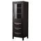 Wyndham Daria 72" Double Bathroom Vanity In Dark Espresso No Countertop No Sink and 24" Mirror WCV252572DDECXSXXM24