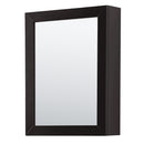 Wyndham Daria 36" Single Bathroom Vanity In Dark Espresso No Countertop No Sink and Medicine Cabinet WCV252536SDECXSXXMED