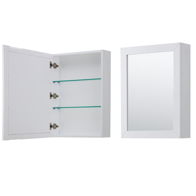 Wyndham Daria 72" Double Bathroom Vanity In White Light-Vein Carrara Cultured Marble Countertop Undermount Square Sinks Brushed Gold Trims and Medicine Cabinets WCV252572DWGC2UNSMED