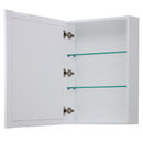 Wyndham Daria 48" Single Bathroom Vanity In White No Countertop No Sink and Medicine Cabinet WCV252548SWHCXSXXMED