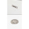 Wyndham Sara 59" Soaking Bathtub in White Brushed Nickel Trim and Brushed Nickel Floor Mounted Faucet WCBTK151459ATP11BN