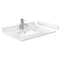 Wyndham Miranda 30" Single Bathroom Vanity In Dark Gray Light-Vein Carrara Cultured Marble Countertop Undermount Square Sink Brushed Nickel Trim WCF292930SKGC2UNSMXX