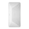 Wyndham Tiffany 59" Small Soaking Bathtub in White with Shiny White Trim WCBTK150459SWTRIM