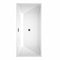 Wyndham Sara 67" Soaking Bathtub in White with Matte Black Trim WCBTK151467MBTRIM