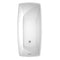 Wyndham Antigua 67" Soaking Bathtub in White with Brushed Nickel Trim WCBTK153367BNTRIM