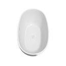 Wyndham Juno 59" Soaking Bathtub in White with Shiny White Trim WCBTK156159SWTRIM