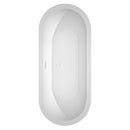 Wyndham Soho 72" Soaking Bathtub in White with Shiny White Trim WCOBT100272SWTRIM