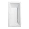 Wyndham Melody 60" Freestanding Bathtub in White with Shiny White Trim and Floor Mounted Faucet in Brushed Gold WCOBT101160SWATPGD