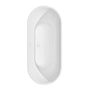 Wyndham Brooklyn 67" Soaking Bathtub in White with Shiny White Drain and Overflow Trim WCOBT200067SWTRIM