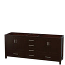 Wyndham Sheffield 80" Double Bathroom Vanity In Espresso No Countertop No Sinks And No Mirror WCS141480DESCXSXXMXX