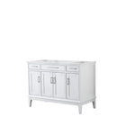 Wyndham Margate 48" Single Bathroom Vanity In White No Countertop No Sink And No Mirror WCV303048SWHCXSXXMXX