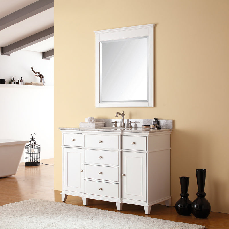 Avanity Windsor 49 inch Vanity Combo WINDSOR-VS48-WT-C