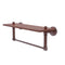 Allied Brass Waverly Place Collection 16 Inch Solid IPE Ironwood Shelf with Integrated Towel Bar WP-1-16TB-IRW-CA