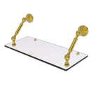 Allied Brass Waverly Place Collection 18 Inch Floating Glass Shelf WP-1-18-PB